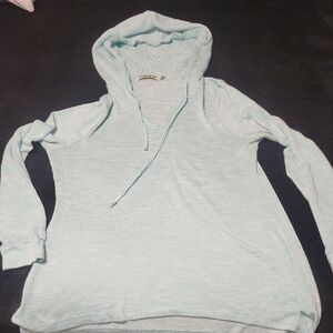 Chance or Fate Blue Hooded Long Sleeve Sweatshirt